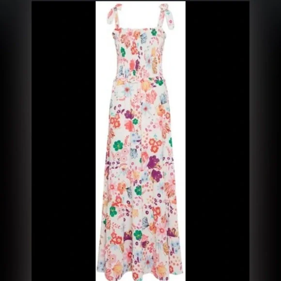 Maxi Dress - floral Multicolor - Picture 1 of 8